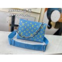 Imitation Fashion Louis Vuitton COUSSIN PM M58628 light blue&yellow JH00101Ft19