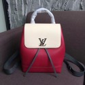 Imitation Louis Vuitton LOCKME BACKPACK M52734 Lie De Vin Etain Creme JH01534mf57