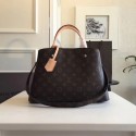 Imitation Louis vuitton monogram canvas Original leather Montaigne M41056 JH00622sS26