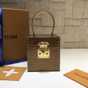 Imitation Louis Vuitton Monogram Vernis Original BLEECKER BOX M52464 Khaki JH01576Jf44