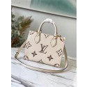 Imitation Louis Vuitton ONTHEGO PM - EXCLUSIVELY ONLINE M45654 cream JH00225dW15