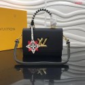 Imitation Louis vuitton original CRAFTY TWIST tote bag M56780 black JH00428mv84