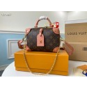 Imitation Louis vuitton original leather PETITE MALLE SOUPLE M45531 Peach JH00360PU57