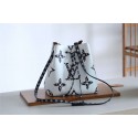 Knockoff 1:1 Louis Vuitton Monogram Canvas Neonoe Adjustable Strap Handbag M44020 white JH01370Pf97