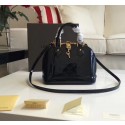 Knockoff AAAAA Louis vuitton original Monogam vernis Alma BB M91606 black JH00557bP60
