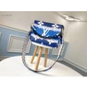 Knockoff High Quality Louis Vuitton Monogram Canvas Original Leather M68137 blue JH00596xB29