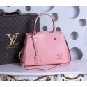 Knockoff Louis Vuitton Epi Leather Montaigne MM Tote Bags M41056 Pink JH00912Hv51