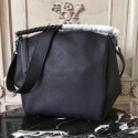Knockoff Louis Vuitton Mahina Leather BABYLONE CHAIN BB M51223 Black JH01354dO66