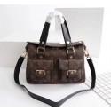 Knockoff Louis vuitton manhattan monogram canvas handbags M43482 black JH00317ll66