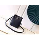 Knockoff Louis Vuitton NANO LOCKME BUCKET M68709 black JH00547ll66