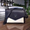 Knockoff louis vuitton original Leather MY LOCKME 54849 black with white JH00534dO66