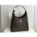 Knockoff Louis vuitton original monogram canvas flower hobo bag M43545 purple JH00222Nf40