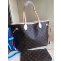 Knockoff Louis Vuitton original Monogram Canvas Neverfull GM M40991 pink JH00123cF44