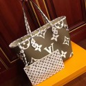 Knockoff Louis Vuitton Original NEVERFULL M44568 Khaki JH01165PF42