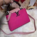 Knockoff Louis Vuitton Taurillon Leather Capucines BB M90391 Grape JH00907ll66