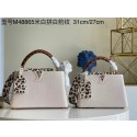 Louis Vuitton CAPUCINES PM M48865 white JH00036Js15