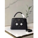 Louis Vuitton CAPUCINES PM M48866 black JH00653cx21