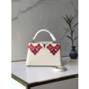 Louis Vuitton CAPUCINES PM M48866 white JH00660dt49