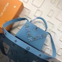 Louis Vuitton CAPUCINES PM M94519 blue JH01526eO46