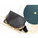 Louis Vuitton COUSSIN MM M57783 black JH00104OG45