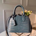 Louis Vuitton Crocodile Pattern Leather Bag N90897 Blue JH00799sm27