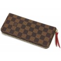 Louis Vuitton Damier Damier Ebene Canvas Clemence Wallet N60534 JH00821ha26