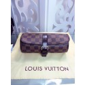 Louis Vuitton Damier Ebene Canvas 3 Watch Case M47530 JH00921pE71