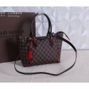 Louis Vuitton Damier Ebene Canvas Caissa Tote Bag PM M41548 JH00945Wc12