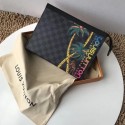 Louis vuitton Damier Graphite Clutch Bag POCHETTE VOYAGE N63510 Coconut tree JH00215Aa30