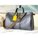 Louis Vuitton KEEPALL BANDOULIERE 45 M40569 black JH00008OV44