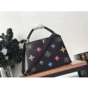 Louis Vuitton mongram flowers BB M54310 black JH00521qT25