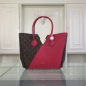 Louis Vuitton Monogram Canvas KIMONO Tote Bag 40460 Burgundy JH01058Nx98