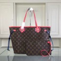 Louis Vuitton Monogram Canvas NEVERFULL MM 41663 rose JH00805Aa30