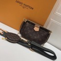 Louis Vuitton Monogram Canvas Original Leather M44823 Blackish green JH00776tp88