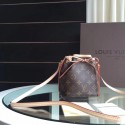 Louis Vuitton Monogram Canvas Original leather nano M41346 JH00527kN56