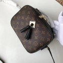 Louis Vuitton Monogram Canvas original Leather SAINTINGE M43559 black JH00190Am73