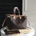 Louis Vuitton Monogram Canvas Original NEVERFULL GM M40990 apricot JH01998Za30