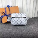 Louis vuitton monogram canvas waist pack SAC CEINTRE PM M42828 silver JH00150Nm15
