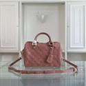 Louis Vuitton Monogram Empreinte 25CM Tote Bag M91337 Light Pink JH01044xL57