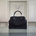 Louis Vuitton Monogram Empreinte Montaigne MM 41060 black JH00878Vo37
