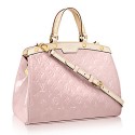 Louis Vuitton Monogram Vernis Brea MM M90927 Rose Ballerine JH00972Ks55