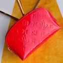 Louis vuitton Monogram Vernis Leather COSMETIC POUCH M90172 Watermelon Red JH00913sj48