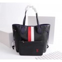 Louis Vuitton Neverfull Epi Leather MM 53763 black JH01836ta99