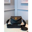 LOUIS VUITTON NEW WAVE Shoulder Bag M56466 black JH00496Py32