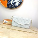 Louis vuitton original Chain bag M61276 white JH00461ha26