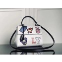 Louis Vuitton original Epi Leather CLUNY BB M52484 white JH01625Aa30