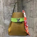 Louis Vuitton original Epi leather TWIST BUCKET M52803 Khaki JH01897sA28