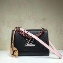 Louis vuitton original epi leather TWIST MM M52503 black JH01659hn36