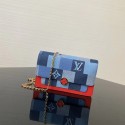 Louis vuitton original FLORE Denim Chain bag M69036 JH00625fm32