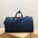 Louis vuitton original KEEPALL BANDOULIERE 50 M44644 Navy JH00974dV68